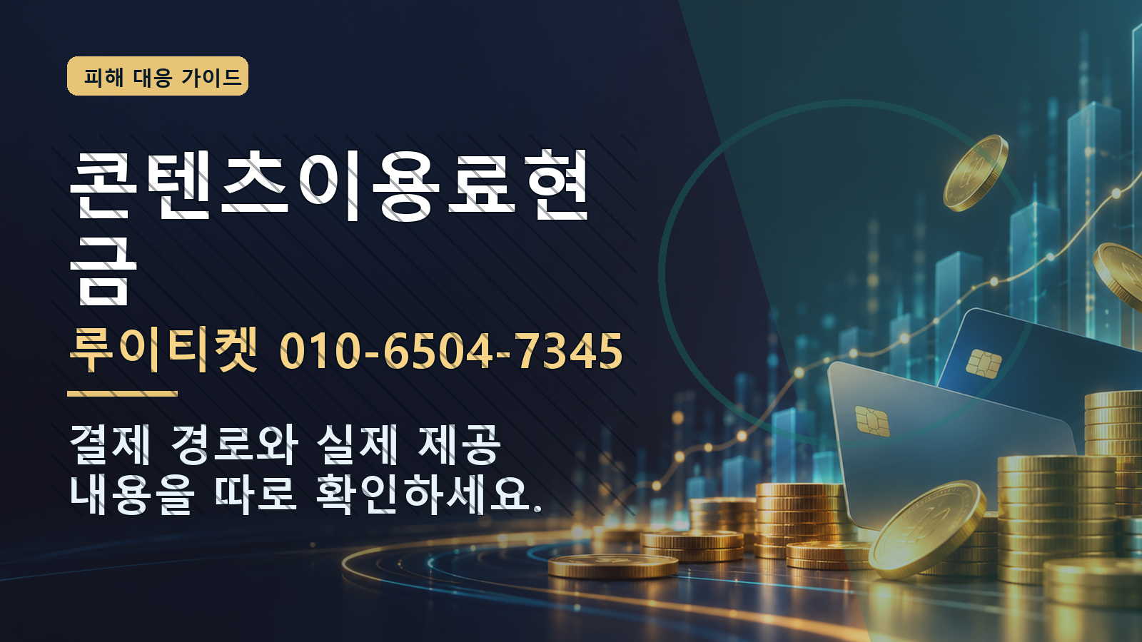 콘텐츠이용료현금: 루이티켓 010-6504-7345 · 결제 경로와 실제 제공 내용을 따로 확인하세요.